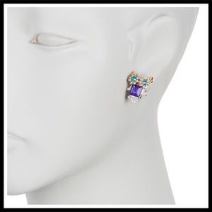 Betsey Johnson Jewelry - BETSEY JOHNSON PAVE JEWEL OWL STATEMENT EARRINGS Betsey Johnson Jewelry - BETSEY JOHNSON PAVE JEWEL OWL STATEMENT EARRINGS